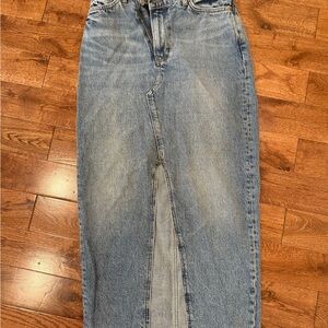 Reformation Denim Skirt